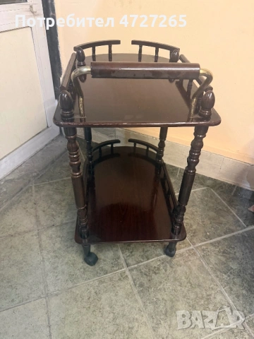 Сервизна масичка на колелца , снимка 3 - Други - 54004763