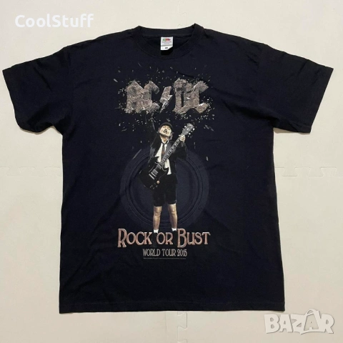 Мъжка Тениска AC/DC Rock Or Bust Размер L