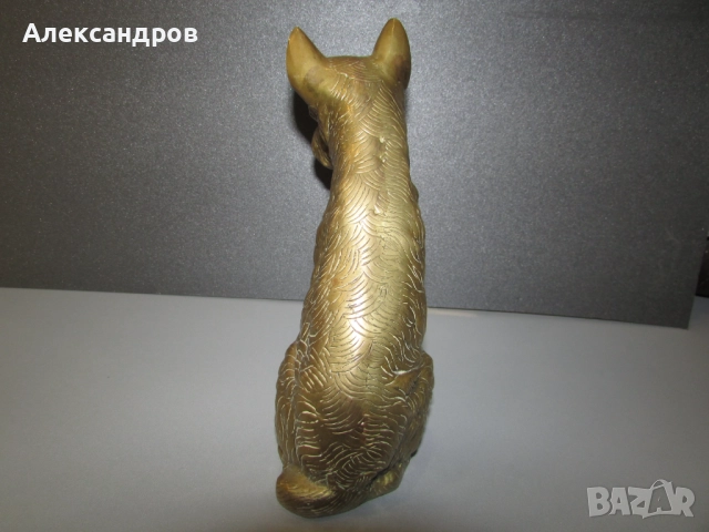 Бронзов Слон и бронзово куче, снимка 9 - Други ценни предмети - 52848651