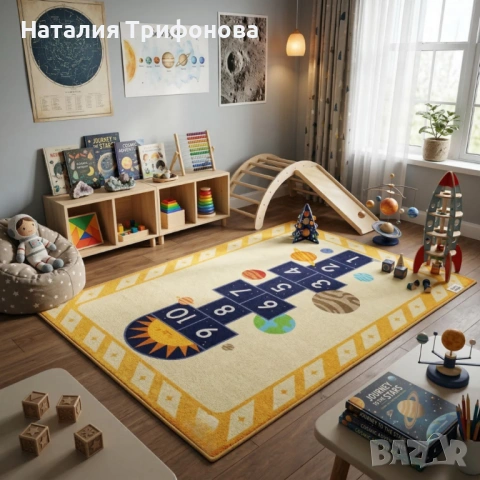 Детски килим за игра 120х160см, снимка 4 - Други - 53878610