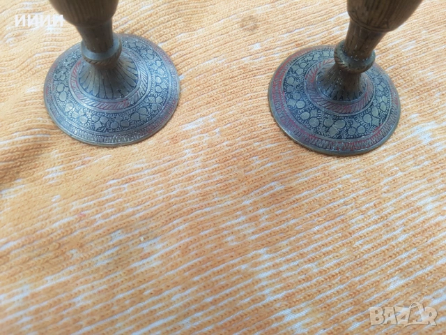 Месингова чаша 2 бр, снимка 4 - Антикварни и старинни предмети - 53457742