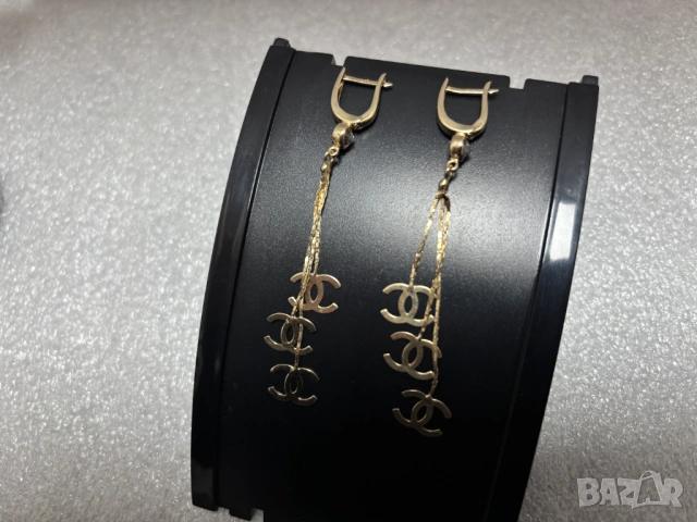 Златни Обеци-3,60 грама/14К (проба 585), снимка 4 - Обеци - 53643783