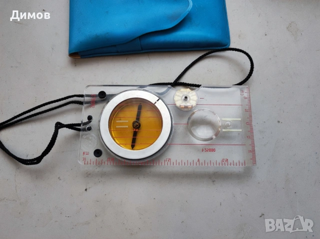 Немски ГДР професионален компас , снимка 2 - Антикварни и старинни предмети - 53646179