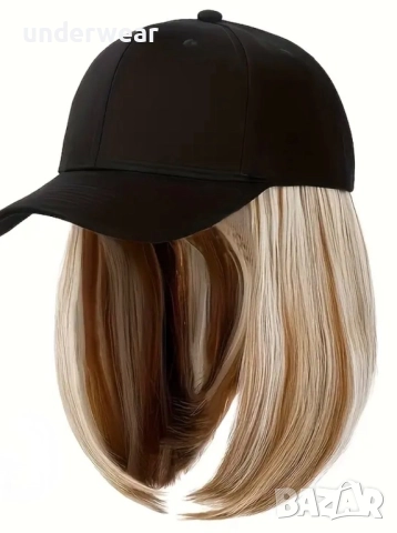 Шапка перука тъмно Русо 