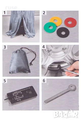 НОВА! Стойка за гуми и джанти + Принадлежности, снимка 2 - Аксесоари и консумативи - 49898239