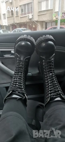 Steel кубинки - 15 дупки - 38 номер, снимка 5 - Дамски ботуши - 52924854