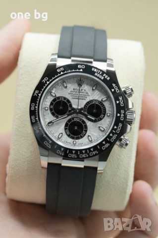 Rolex Daytona Panda Silver Meteorite, снимка 4 - Луксозни - 53388503