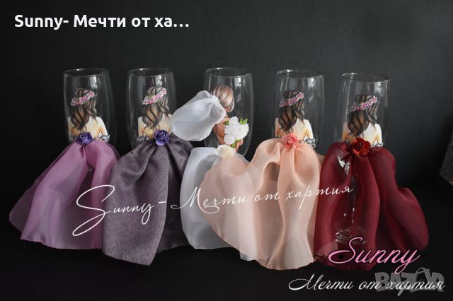 Чаши за моминско парти , снимка 2 - Подаръци за сватба - 46462365