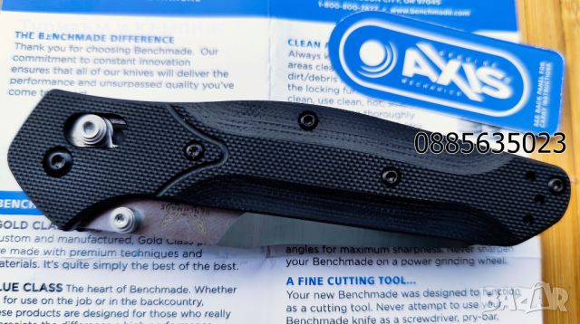  Benchmade 940 Osborne , снимка 8 - Ножове - 46793183