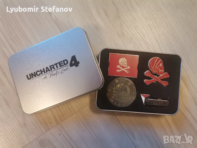 Uncharted 4 A Thiefs End Metal Pin Collection , снимка 1 - Аксесоари - 47242341