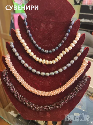 Колиета от естествени перли 