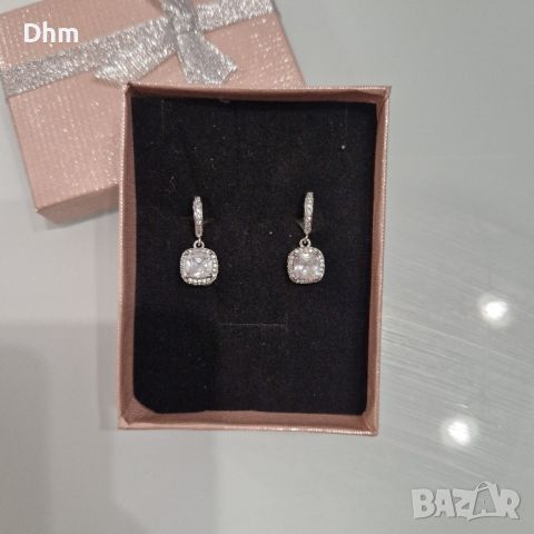Дамски сребърни обеци , снимка 1 - Обеци - 45381852
