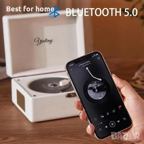Винтидж CD плейър с високоговорител Yintiny, снимка 3 - MP3 и MP4 плеъри - 49842258