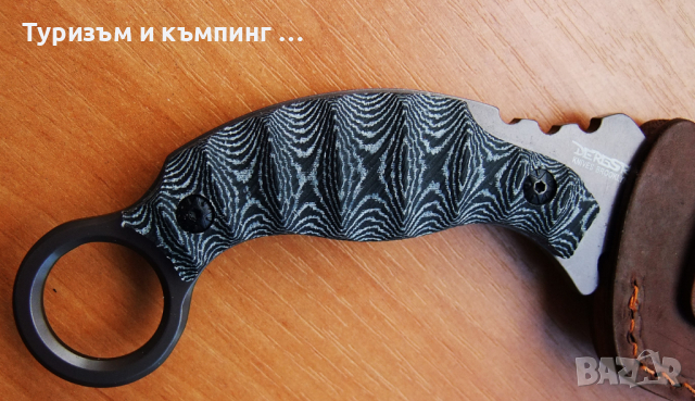 Карамбит с фиксирано острие Fox Knives Deregspina, снимка 6 - Ножове - 45040619