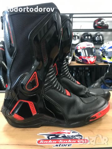 Mото ботуши DAINESE NEXUS /BLACK/RED, 46,протектори,подвижна става, снимка 2 - Аксесоари и консумативи - 46043878