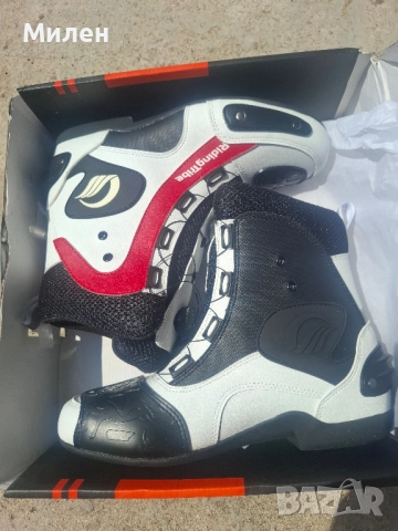 НОВИ Мото ботуши 44, снимка 5 - Мъжки ботуши - 51483618