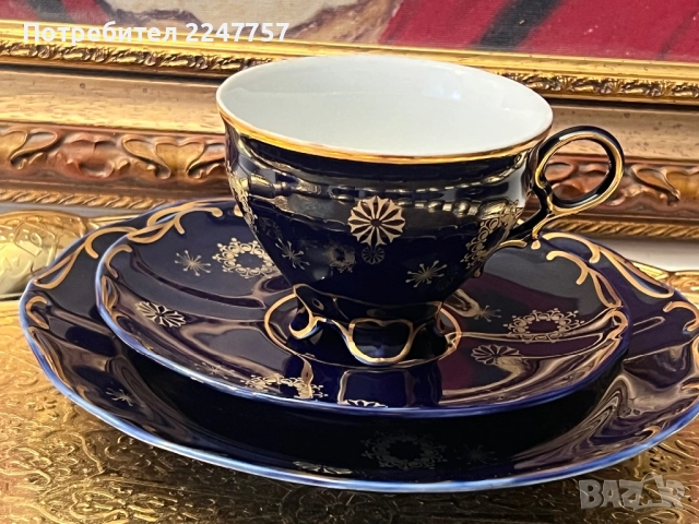 троен сет порцелан Echt Kobalt