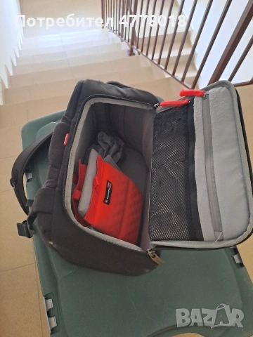 Раница Manfrotto и калъфи за Nanlite Compac 100/200, снимка 2 - Чанти, стативи, аксесоари - 53980192