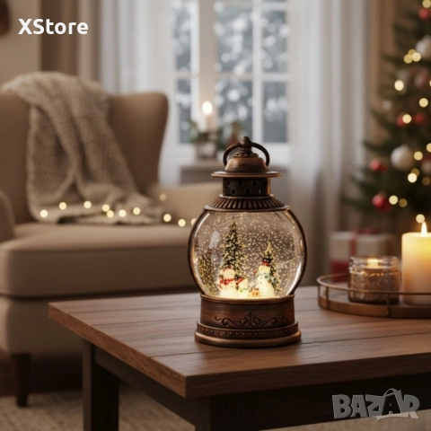 Коледен снежен глобус 