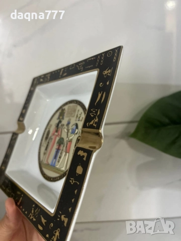 Великолепен пепелник с тема от египетската митология FM Фатхи Махмуд., снимка 8 - Антикварни и старинни предмети - 52822018