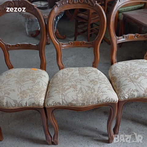 Столове-Барок-4бр.№038, снимка 3 - Столове - 51843875