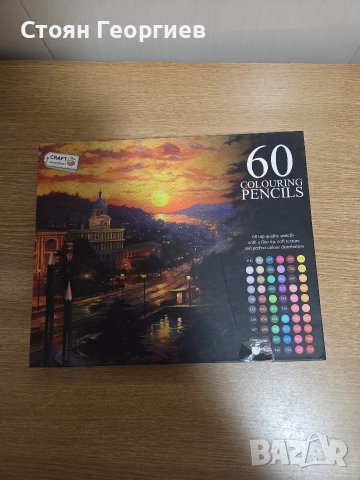 Комплект от 60 цветни молива на марката Craft Sensations., снимка 2 - Други - 52795002
