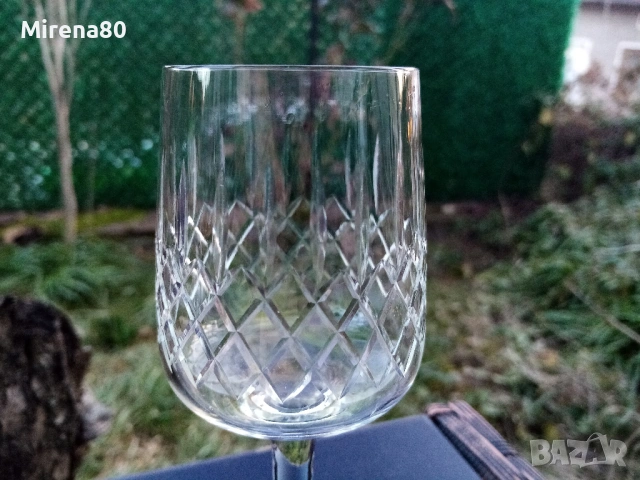 Български кристален сервиз за вино, снимка 3 - Сервизи - 53695128