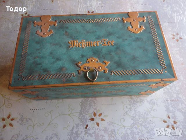 Невероятно ламаринено ковчеже сандъче кутия , снимка 1 - Антикварни и старинни предмети - 45808762