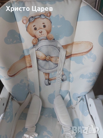 Столче за хранене Lorelli - Felicita baby, Blue pilot, снимка 10 - Столчета за хранене - 54236135