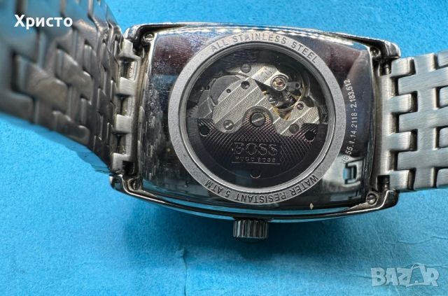 Автоматичен мъжки часовник Hugo Boss, снимка 4 - Мъжки - 46408528