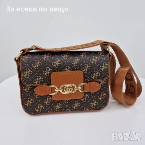 Дамска чанта Guess - Налични различни цветове Код R72, снимка 3 - Чанти - 47612900