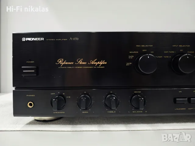 стерео усилвател Hi-Fi PIONEER A-656, снимка 2 - Ресийвъри, усилватели, смесителни пултове - 49747780