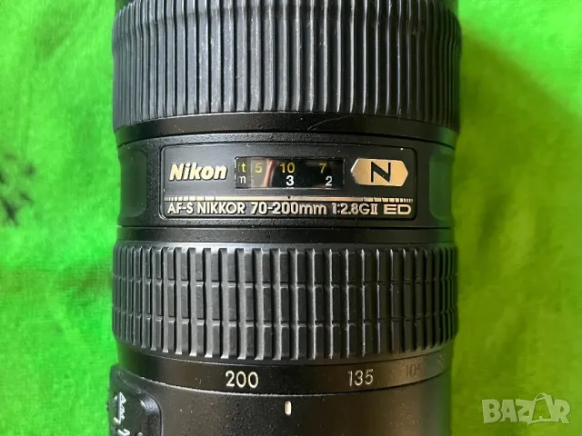 Обектив Nikon AF-S NIKKOR 70-200mm 2.8 G ED VR II, снимка 1 - Обективи и филтри - 47254196