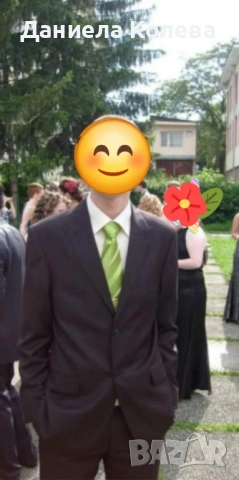продава - Мъжки костюм ANDREWS – за абитуриент / официален повод, снимка 2 - Костюми - 53779295