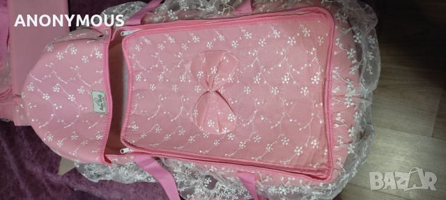 Бебешка кошница с чанта , снимка 3 - Комплекти за бебе - 45425903