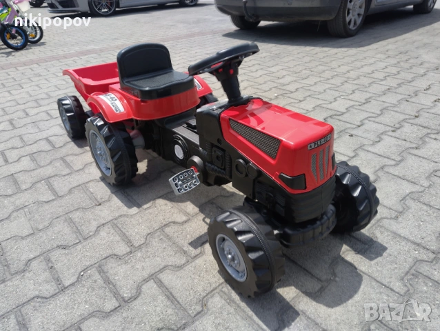 PILSAN Трактор с ремарке PLS-40 червен, снимка 10 - Детски велосипеди, триколки и коли - 53564692