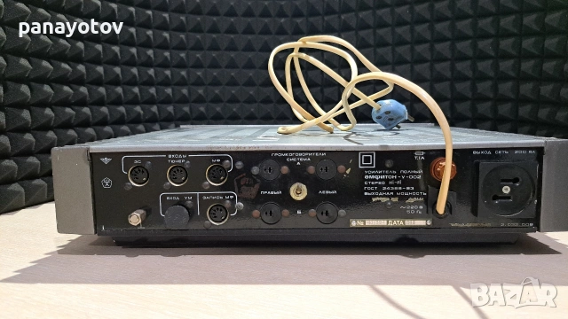 Амфитон у-002 Hi-Fi усилвател, снимка 4 - Аудиосистеми - 53455076