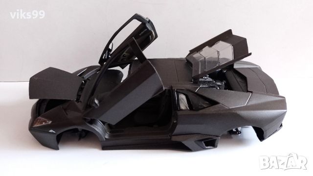 Bburago Lamborghini Reventon Dark Matt Gray 1:18, снимка 2 - Колекции - 45943946