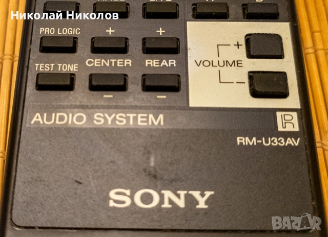 SONY RM-U33AV дистанционно, снимка 2 - Аудиосистеми - 54270189