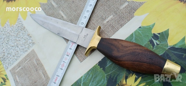 Рядък немски нож - кама за ботуш -,,HALLER" , снимка 3 - Антикварни и старинни предмети - 54094944