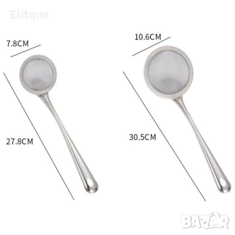 Готварски гевгир тип черпак от неръждаема стомана, снимка 5 - Други - 52901476