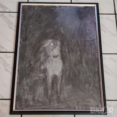 Картина рисувана с въглен. , снимка 5 - Картини - 53201313