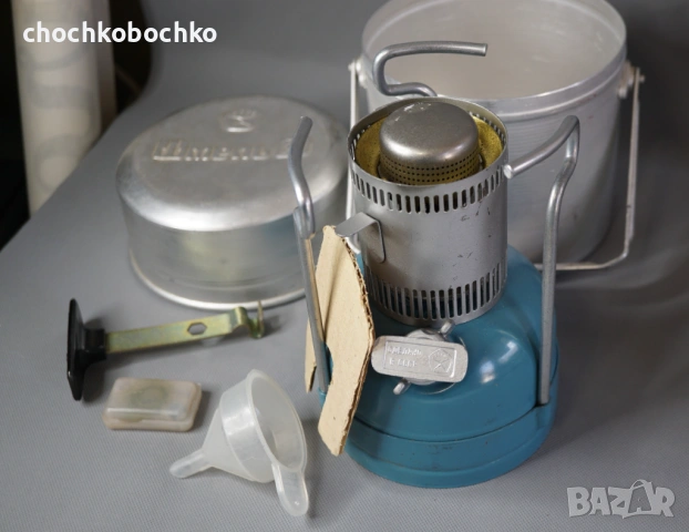 Стар Руски бензинов котлон Шмель нов, снимка 4 - Газови котлони - 53674316