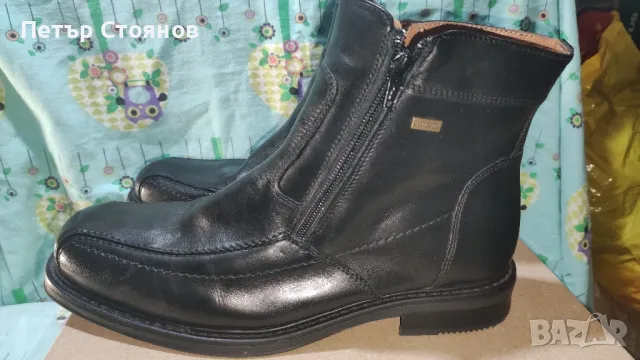 Топли мъжки боти от естествена кожа Hush Puppies №41, снимка 1 - Мъжки боти - 48752194