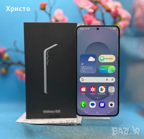 НОВ!!! Samsung Galaxy S25, 12GB RAM, 128GB, 5G, Blueblack + подарък адаптер  , снимка 3 - Samsung - 54002855