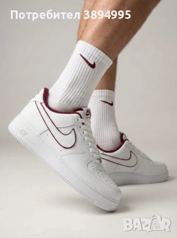 Мъжки маратонки: NIKE AIR FORCE RED