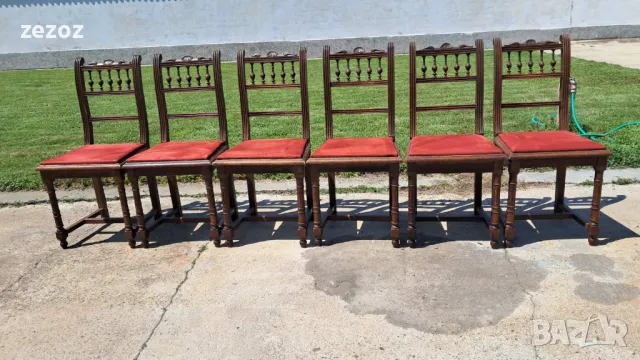 Столове ретро-6 бр. масив №061