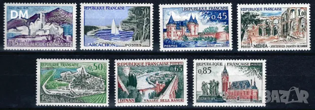 Франция 1961 - изгледи MNH, снимка 1 - Филателия - 48258434