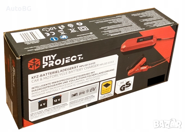 ЗАРЯДНО УСТРОЙСТВО MY PROJECT С 5A 6V 12V MPLGD 5.0 E3, снимка 2 - Аксесоари и консумативи - 51793585
