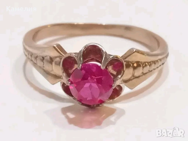 Руско сребро, снимка 5 - Пръстени - 50620877